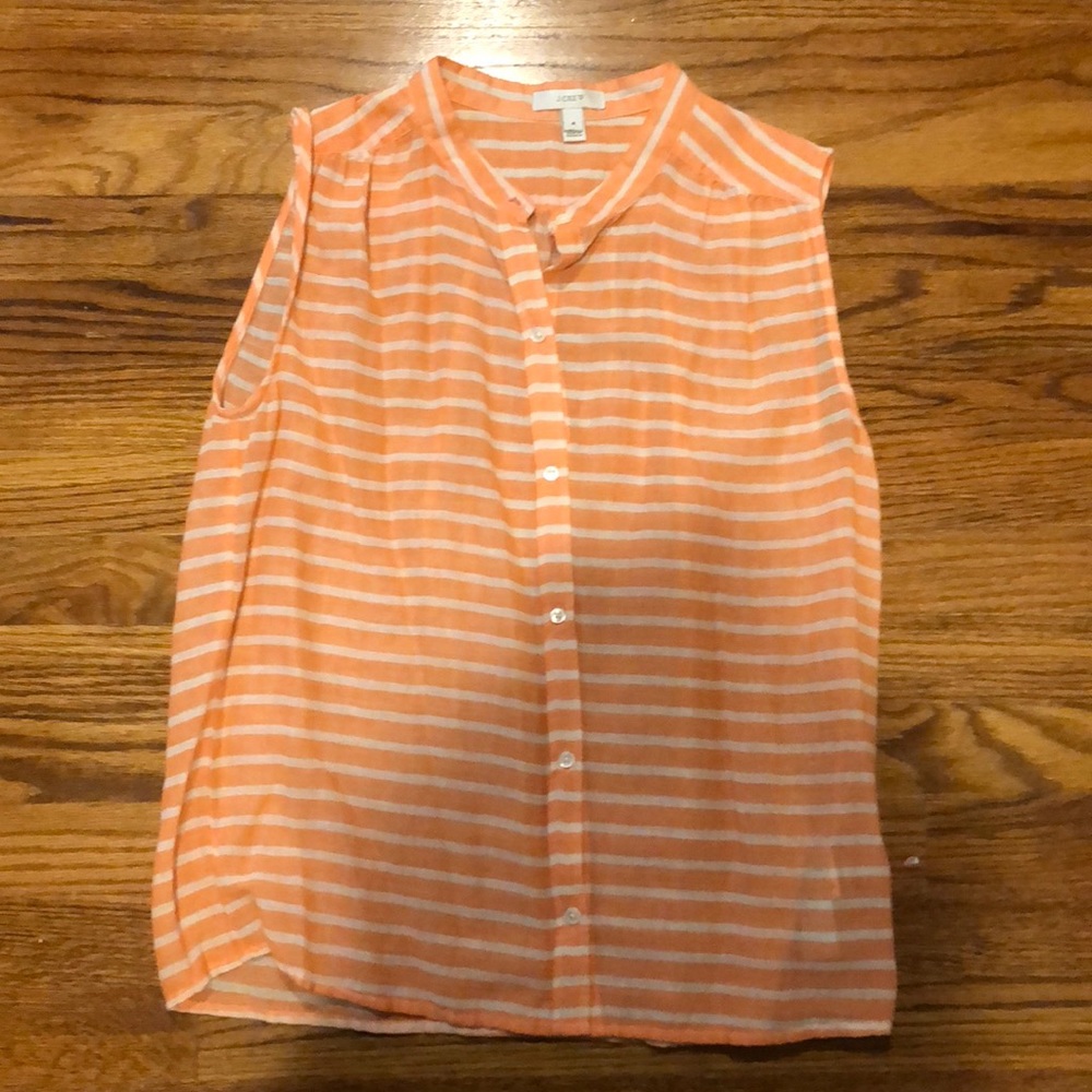 J Crew Sleeveless Shirt